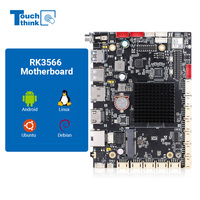 Placa Base Touchthink RK3566 Android 15 con NPU de 1Tops, LVDS, EDP, HD-M-I, Pantalla Dual para Kiosco y Máquina Expendedora