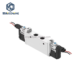 Vanne solénoïde 5/3 voies VUVG-L14-P53C-T-G18-1H2L-W1 VUVG-B14-B52-ZT-F-1H2L-W1 Vanne de commande pneumatique pour l'automatisation industrielle - Product Image 1
