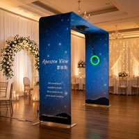 Offre Spéciale : Nouvelle Cabine Photo 360 Légère avec Éclairage LED pour 10 Personnes, Batterie Externe et Autocollant avec Logo Personnalisé Gratuit