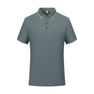 Camiseta Polo de Manga Corta, Color Sólido, Absorbente de Humedad, para Uso Diario, Ropa de Trabajo Corporativa, con Logotipo Personalizado Impreso - Product Image 1