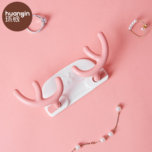 Hiện Đại Dễ Thương Deer Nhựa Dính <span class=keywords><strong>Key</strong></span> Iphone Móc Treo Tường - Product Image 2