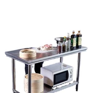 Estante de Almacenamiento Comercial de Acero Inoxidable de 48 x 24 Pulgadas, Estante Inferior Resistente con Recubrimiento en Polvo de Grado Alimenticio para Cocina - Product Image 6