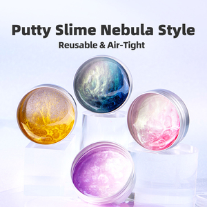 COLOYOU Masilla de Modelar Sin Olor No Tóxica Estilo Nebulosa Estrella Galaxia Juguete STEM Alivio del Estrés 8 Colores Juguete Científico Edades - Product Image 2