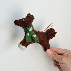 Colgante de fieltro de lana gruesa acabado, estilo Miu de alta gama, adorno para colgar en el bolso, llavero, accesorios de joyería, diseño animal - Product Image 6