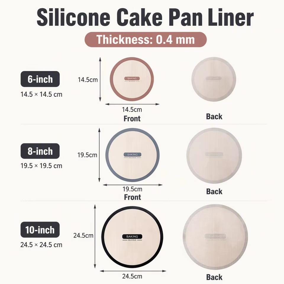 Slide Design With Numbers New High-Temperature-Resistant Silicone Baking Mat-Oven Safe Dishwasher ...