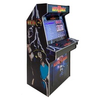 Vente en gros 110V/220V Machine de jeu d'arcade de combat électronique rétro Armoire en bois pour jeux d'amusement à pièces pour enfants