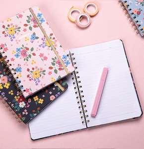 Sổ Ghi Chú Sổ Tay Xoắn Ốc Hai Dây In Hình Học Bán Sỉ Tùy Chỉnh - Product Image 6