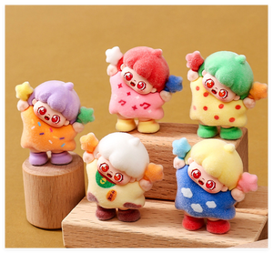 Blind Surprise Mystery Bag Mini Anime Flocado Estatua <span class=keywords><strong>de</strong></span> una pieza Modelo 3D Juguete Estatuilla Resina Artesanía Escultura Proveedores al por mayor - Product Image 6
