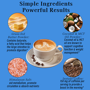 Private Label Keto Coffee with Total Fat aid Metabolism Promote Circulation Absorb Sustain Peak Performance Weight loss Coffee - Product Image 5