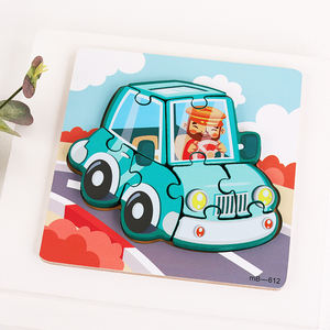 <span class=keywords><strong>Puzzle</strong></span> en bois <span class=keywords><strong>3d</strong></span> pour enfants, jouet éducatif Montessori, thème animaux, apprentissage précoce, cadeaux, nouvelle collection - Product Image 6