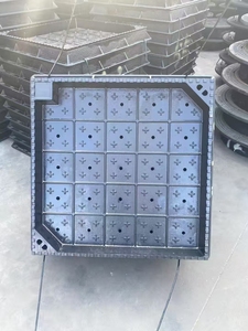 Chất lượng cao 800*800 vuông gang dễ uốn <span class=keywords><strong>manhole</strong></span> Bìa độ bền cao đường cống Bìa đúc dịch vụ sản phẩm - Product Image 5