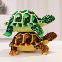 Peluche Animale Marine Tortue Verte Réaliste Tortue Marine Brune Cadeau Promotionnel Jouet en Peluche Vente en Gros Usine de Jouets en Peluche