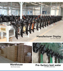 Moteur hors-bord 4 temps 15HP Moteur de <span class=keywords><strong>bateau</strong></span> à essence Moteur hors-bord Moteur hors-bord avec réservoir d'essence 24L - Product Image 5