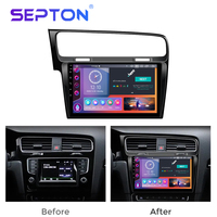 Autoradio multimédia lecteur DVD vidéo pour Volkswagen VW Golf 7 4G WIFI Carplay GPS 2 Din autoradio stéréo