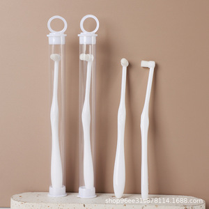 <b>Pet</b> Toothbrush Soft Bristles Flat Headed And Pointed For Cats Dogs Puppies Oral Care Cleaning Between Teeth - Product Image 2