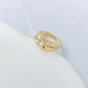 JML Wholesale 14k Gold Plated <strong>Crystal</strong> Children's Fashion <strong>Ring</strong> Daily Wear Accessory Religious Design Hollow Cross Virgin Mary - Product Image 4