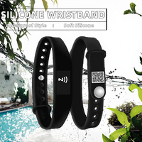 Bracelet en silicone NFC RFID réglable, étanche, pour contrôle d'accès, paiement en hôtel