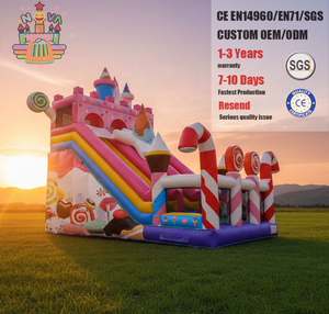 Castillo Inflable de Princesa con Tobogán Inflable, Precio de Fábrica, Combinación de Trampolín, Alquiler <span class=keywords><strong>Comercial</strong></span> para Fiestas - Product Image 1