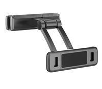 Appui-tête de voiture support de tablette siège arrière support universel de téléphone portable tablette 360 Angle de rotation réglable extensible