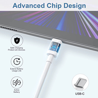 Câble de charge rapide USB-C 20W 1m/2m C94 pour iPhone 15, 14 Pro, 13, 12, 11 (modèle 2026)