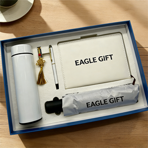 Set de Regalo Promocional Premium de Bolígrafo, Cuaderno, USB, Paraguas y Taza de Acero Inoxidable con Logotipo Personalizado para Eventos y Ferias Comerciales - Product Image 4