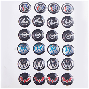 Pegatinas con logotipo de coche Shinetsu, impresión epoxi, etiquetas de PVC transparentes autoadhesivas para emblemas de vehículos, diseño personalizable - Product Image 1