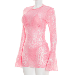 Completo Set Bikini 3 Pezzi Estivo 2026: <span class=keywords><strong>Abito</strong></span> Lungo a <span class=keywords><strong>Maniche</strong></span> <span class=keywords><strong>Lunghe</strong></span> e Top Scollo sulla <span class=keywords><strong>Schiena</strong></span> - Product Image 5