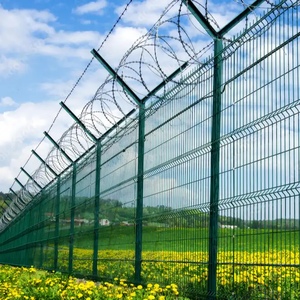 Valla de Malla Metálica Curva 3D con Recubrimiento en Polvo Transparente, Fabricación Directa, Panel de Valla con Recubrimiento en Polvo de PVC - Product Image 5