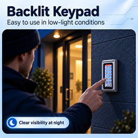 Clavier de contrôle d'accès intelligent WiFi Tuya S600, étanche IP68, en métal, lecteur de carte RFID 125kHz avec déverrouillage de porte à distance
