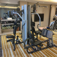 Máquina Smith Multiestación TOPTONS para Gimnasio Comercial, Equipo de Fitness para Entrenamiento en Casa o Gimnasio con 5 Estaciones