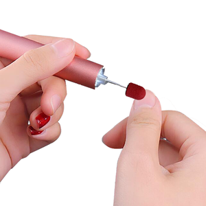 Prix de gros outils de pédicure manucure pédicure foret à ongles bouchons de ponçage rouges - Product Image 4