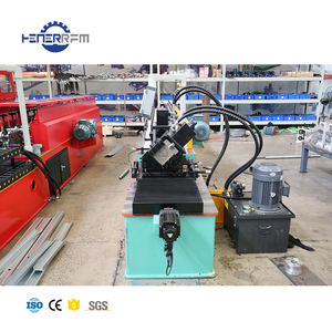 Voll automatisch verstellbarer Metall bolzen und Schienen-Trockenbau-C-U-Kanalprofil-Rollen form maschine mit CE - Product Image 2