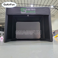 Tente de simulateur de golf gonflable mobile de haute qualité à prix de gros d'usine, facile à installer