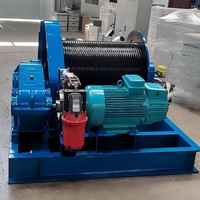Treuil de construction électrique à commande motorisée de type JK de 1 à 8 tonnes pour le levage de matériaux sur tous types de bâtiments