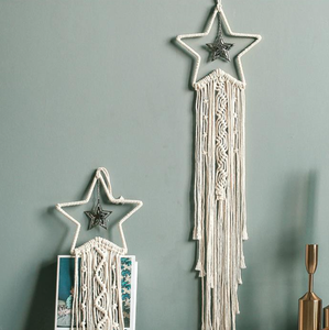 Nordic Large Dream Catcher Handmade <strong>Boho</strong> Home Decoration <strong>Wall</strong> <strong>Hanging</strong> for Kitchen &amp; Office Featuring Metal and Rope Design - Product Image 3
