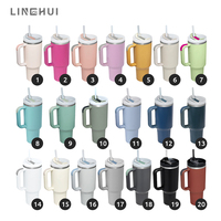 Bouteille d'eau froide et chaude portable Linhui Bouteille isolée et thermos en acier inoxydable à double paroi sous vide