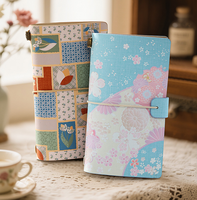 Cahier en dentelle de style européen-Journal d'écriture A6 fait à la main, livre d'écriture antique avec boîte-cadeau