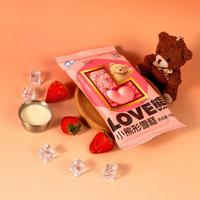 Glace en forme d'ours Shapesnow saveur fraise 70g, dessert glacé en forme d'animal
