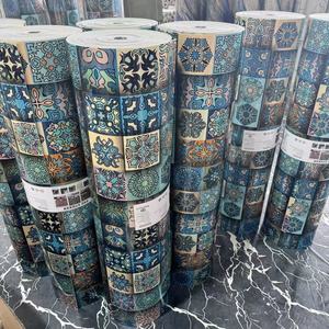 PVC moderne bohème auto-adhésif amovible pour la décoration <span class=keywords><strong>de</strong></span> portes et d'intérieurs, utilisation extérieure, centre commercial, imperméable et insonorisé - Product Image 1