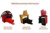 Marteau vibrant hydraulique à prise latérale en promotion pour pieux tubulaires et pieux préfabriqués