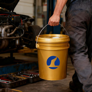 Balde de Plástico Redondo de 20L para Combustível Gasolina Personalizável por Atacado para Uso Industrial - Product Image 1