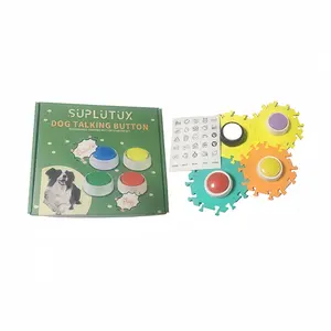 CE&ROHS compliance pet sound buttons dog talking buttons with mat for pet training