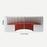 Tables et chaises de restaurant modernes minimalistes en panneaux de bois, chaises de café en cuir, ensemble de meubles faciles à nettoyer pour hôtels