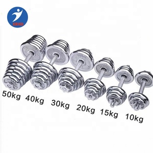 調整可能な40kgジムフィットネスバーベルアイアングリップ15kgダンベルフリー重量競争力のある価格 - Product Image 6