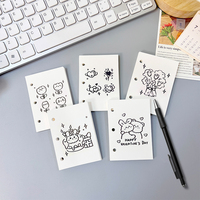 Blocs-notes personnalisables, papeterie de bureau, recharge de papier, spirale mini a8, classeur, inserts de page intérieure vierges