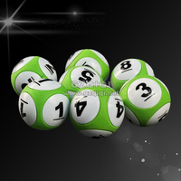 Ballons de loto avec six marques