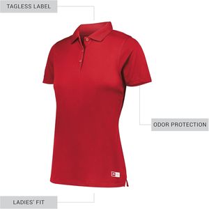 Custom Athletic Women's Essential Polo <b>Outdoor</b> <b>Shirts</b> & <b>Tops</b> - Product Image 5