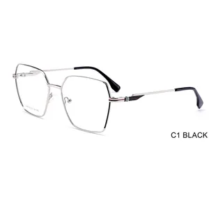 2023 Newest Design China Wholesale Optical Eyeglasses Frame Metal Women Original Eyeglass Frames