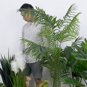 עץ זית מלאכותי דמוי חיים של סאןווינג, צבע ירוק, 15 עלים, קוטר 20 ס\\\"מ, גובה 160 ס\\\"מ, לשימוש פנימי - Product Image 1