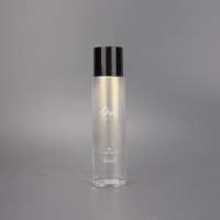 Bouteille en verre vide en gros pour emballage cosmétique, logo personnalisé, 150 ml, bouchon à vis, finition dépolie, pour toner, avec impression sérigraphiée